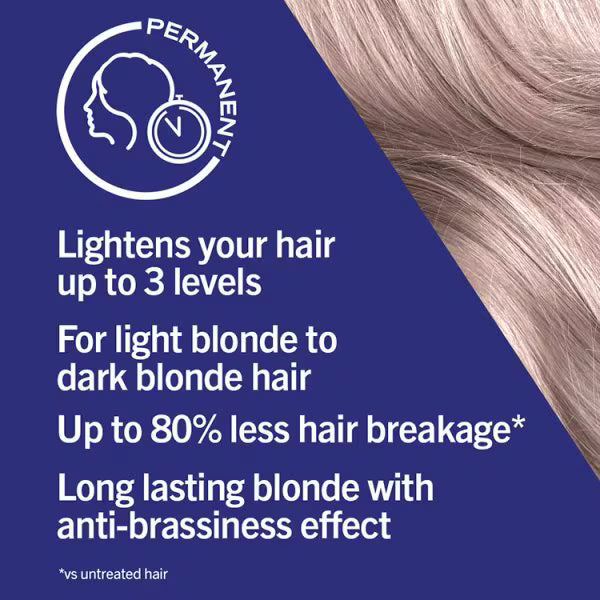 LIVE Platinum Blonde B15 hair dye kit 60ml, imported from the UK