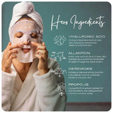 The Perfect Cosmetics Company sheet mask 3-pack, imported from the UK