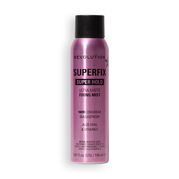 Revolution Superfix Misting Setting Spray, imported from the UK