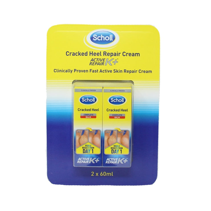 Scholl Cracked Heel Repair Cream 2 x 60ml