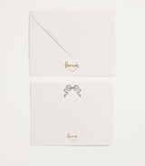Blue Bow Cards with Envelopes (Pack of 10)