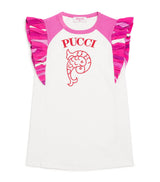 PUCCI Junior Cotton Logo T-Shirt for Children (4-14 Years)