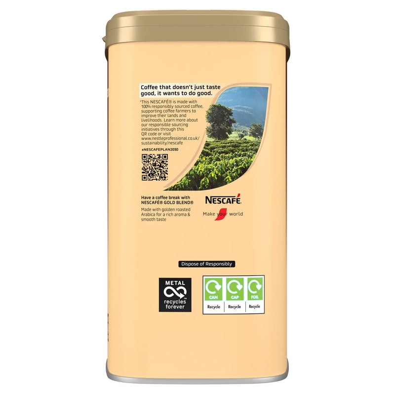 Nescafé Gold Blend instant coffee granules 750g, imported from the UK