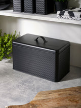Oakley Black Metal Bread Bin