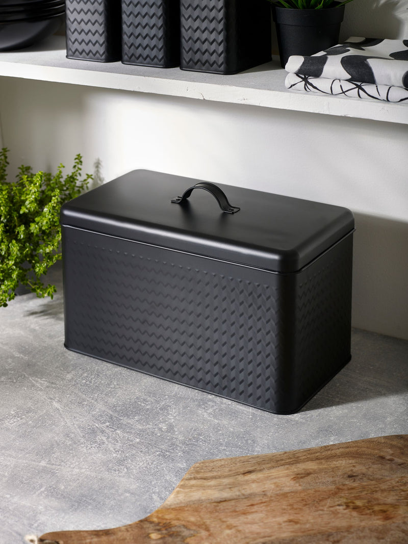 Oakley black bread bin - British product