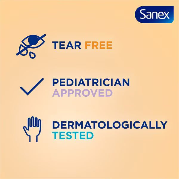 Sanex baby bath foam shampoo (British brand)
