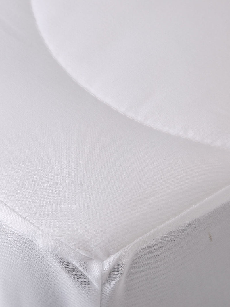 FBC Spundown Washable White Mattress Protector - British product