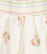Cotton Embroidered Floral Dress for Infants 3-36 Months
