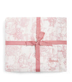 Harrods Cotton Embroidered Toile de Jouy Tablecloth (160cm x 240cm)
