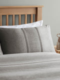 Catherine Lansfield grey denim duvet cover and pillowcase set - British product