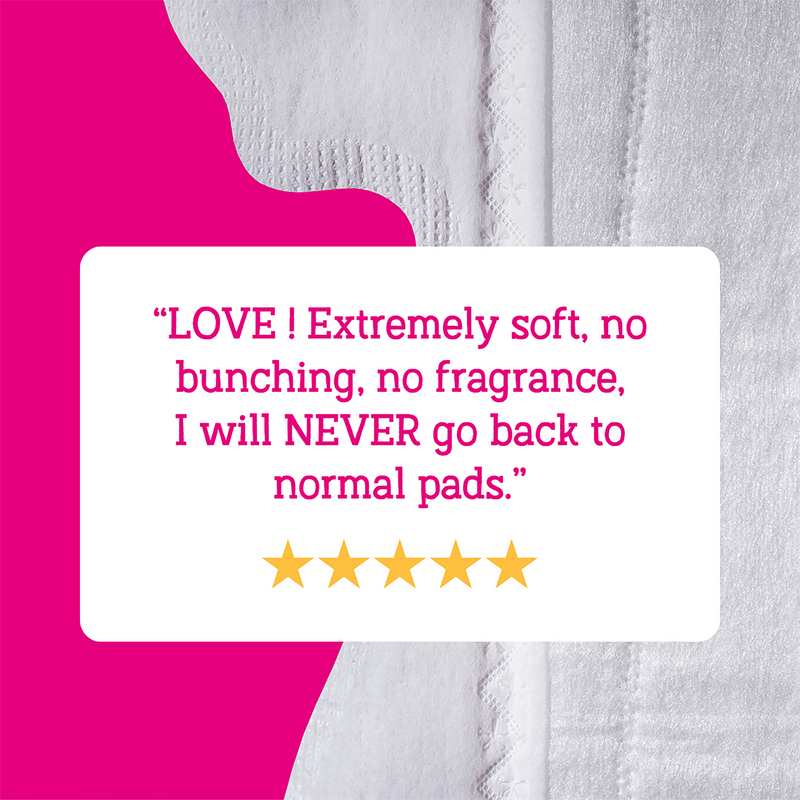 Flo Bamboo Period Pads Combo Pack 15 Pads - British product