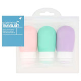 Superdrug Squeezy Travel Bottle Set Travel Containers