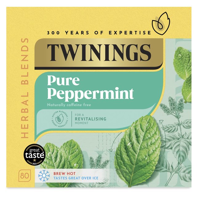 Twinings Peppermint Tea 80 per pack GOODS M&S