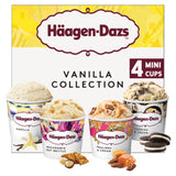 Haagen-Dazs Vanilla Collection Minicup Ice Cream 4x95ml