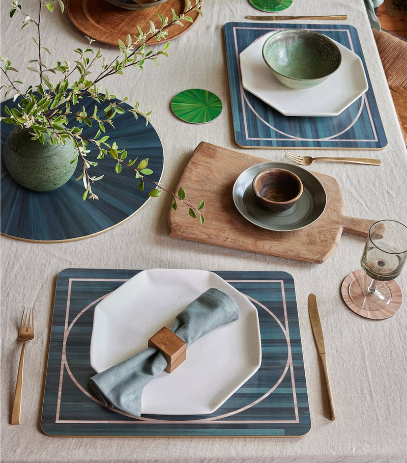 Hestia Set of 2 Soleil Round Coasters