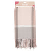 Superdrug pink check scarf 180cm x 68cm (British brand)