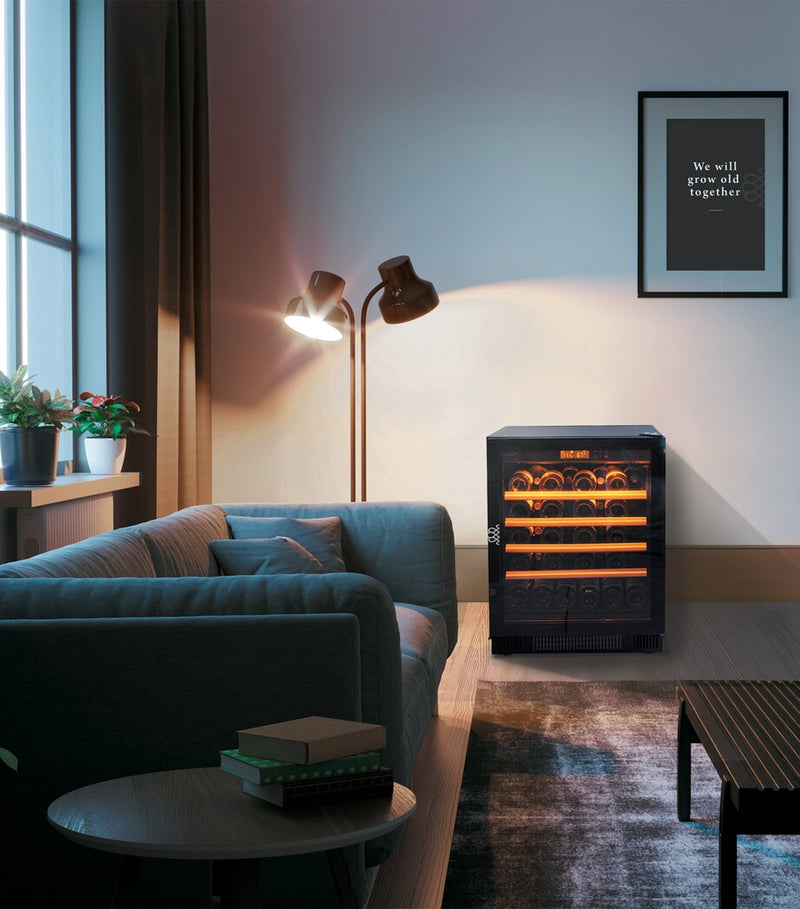 Eurocave single-temperature compact wine cabinet with humidity control - British product