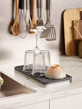 Joseph Joseph Grey Tier Expandable Draining Mat for Kitchen Sink