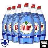 Fairy Anti-Bacterial Liquid Washing Up Liquid 6 x 900ml
