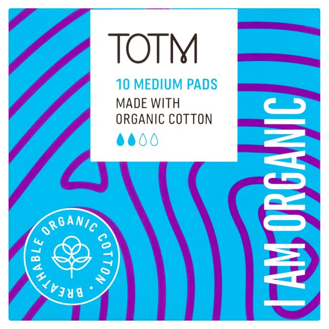 TOTM Organic Cotton Medium Pads 10 per pack GOODS M&S