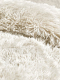 Catherine Lansfield bedding set with shaggy faux fabric - British product