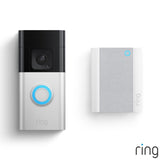 Ring Battery Video Doorbell Plus with Chime Wireless Home Security Camera