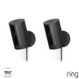 Ring Wired Indoor Camera 2 Pack Black Home Security Monitor