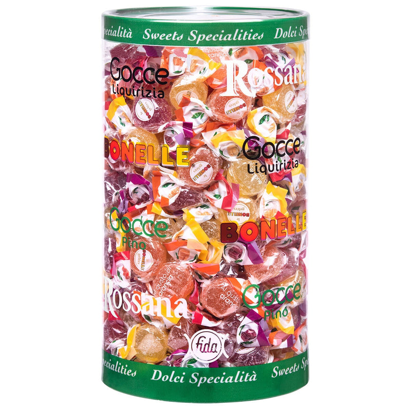 Bonelle Italian Fruit Jellies assorted fruit flavours 1.8kg - British product