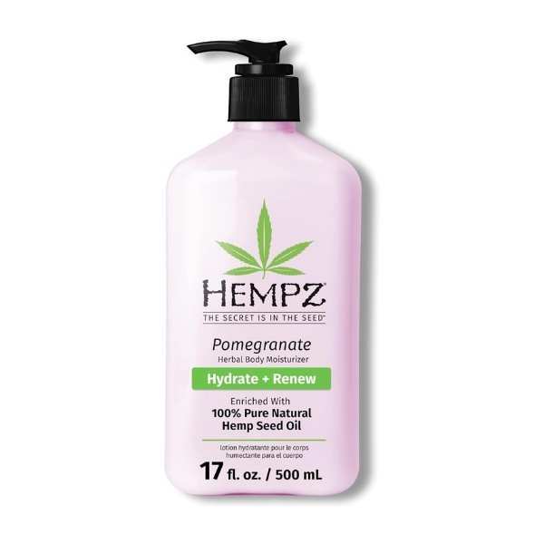 Hempz Pomegranate Hemp Seed Oil Herbal Body Moisturiser 500mL, UK version