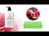 Hempz Pomegranate Hemp Seed Oil Herbal Body Moisturiser 500mL, UK version