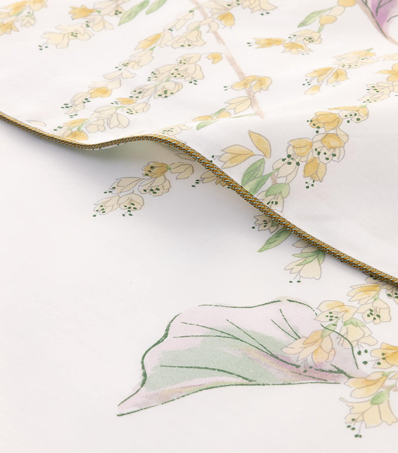Yves Delorme Pollen Super King Flat Sheet (British brand)