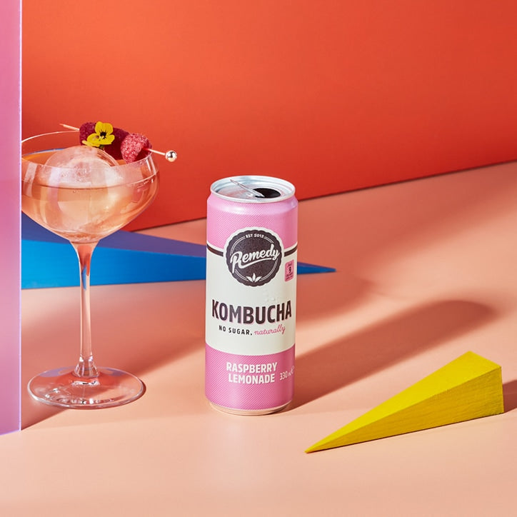 Remedy Kombucha Ginger Lemon 4 x 330ml - McGrocer