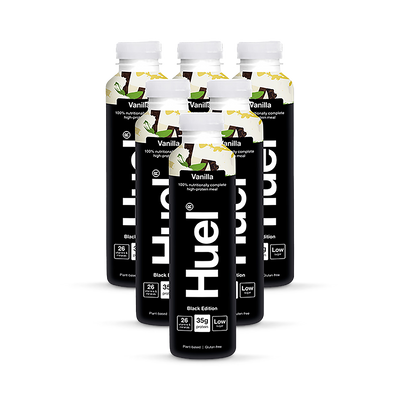 Boisson de remplacement de repas Huel Black Edition Vanille 6 x 500ml