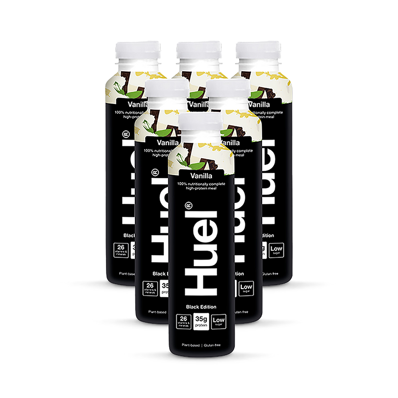 Huel Black Edition Meal Drink Vanilla 6 x 500ml, UK version