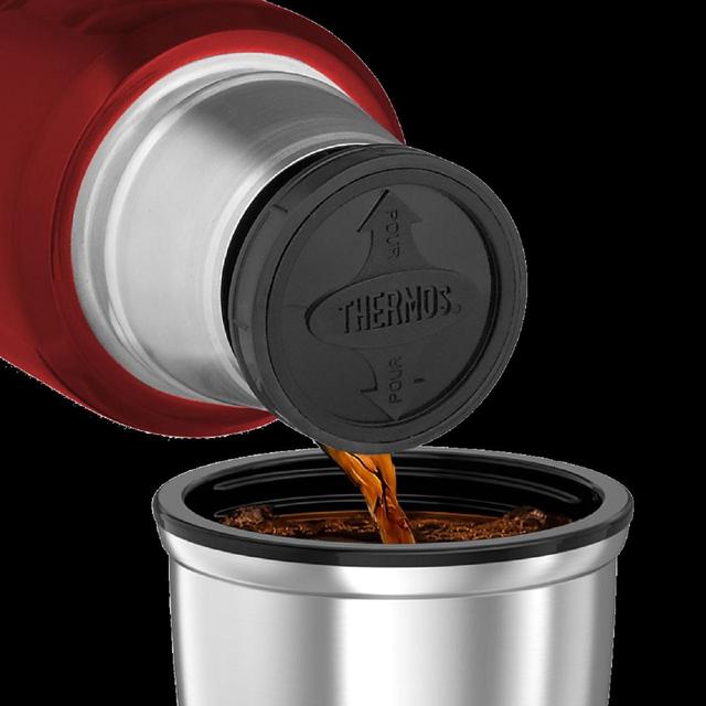 Thermos Stainless King Flask Red 1.2L GOODS M&S