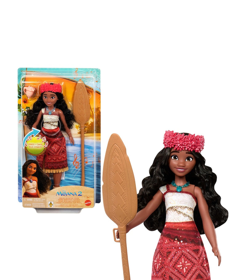 Poseable Singing Adventure Doll with Brushable Hair and Accessories for Children Aged 3 and Up