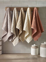 Natural Terry Tea Towels Set of 5