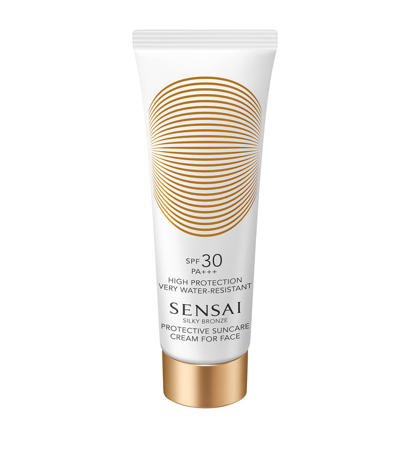 Sensai Silky Bronze Protective Suncare Cream for Face SPF30 50ml (British brand)