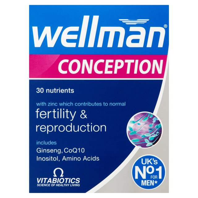 Vitabiotics Wellman Conception Fertility & Reproduction Tablets 30 per pack GOODS M&S