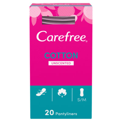 Carefree Folded Breathable Panty Liners Pack of 20 - British product