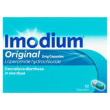 Imodium Original Relief 12 tablets capsules, imported from the UK
