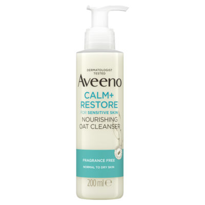 Aveeno Calm Restore nourishing oat face wash 200ml - British product