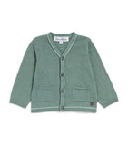 Tartine et Chocolat linen-cotton V-neck cardigan for children (British brand)