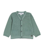 Tartine et Chocolat linen-cotton V-neck cardigan for children (British brand)