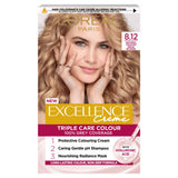 L'Oreal Excellence Crème 8.12 Frosted Beige Blonde hair colour, UK version