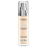 L'Oreal Paris True Match Liquid Foundation 1W Golden Ivory Skincare-Infused with Hyaluronic Acid & SPF 16 30ml