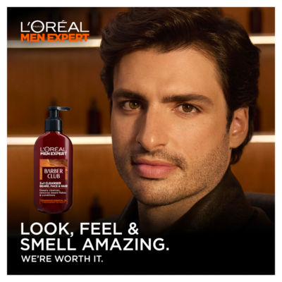 L'Oreal 3-in-1 beard face hair wash 200ml, UK version