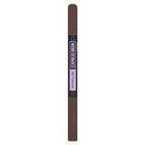 Maybelline Express Brow Duo dark brown eyebrow pencil and powder, imported from the UK