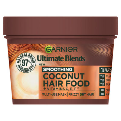 قناع Garnier Ultimate Blends Hair Food Coconut Oil Frizzy Hair Mask 400 مل