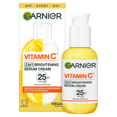 Garnier Vitamin C Serum Cream 2-in-1 50ml, UK version